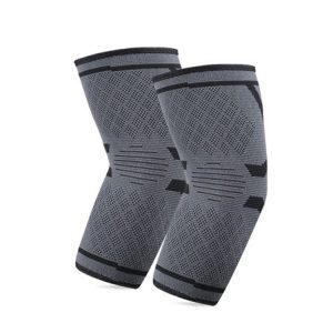 1pair Fitness Sports Protective Gear Breathable Sweating Sports Elbow Pads, Size: S (Black)