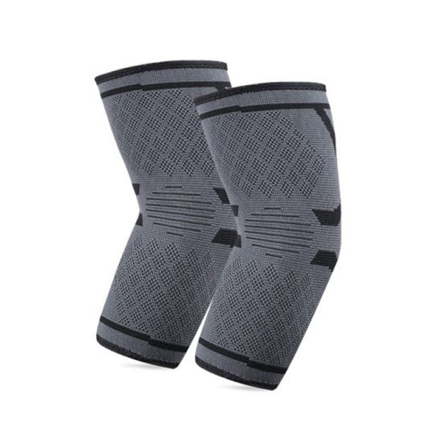 1pair Fitness Sports Protective Gear Breathable Sweating Sports Elbow Pads, Size: S (Black)