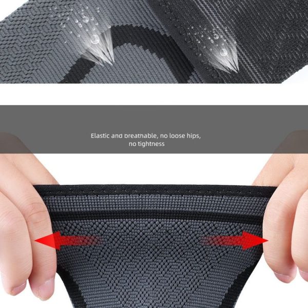 1pair Fitness Sports Protective Gear Breathable Sweating Sports Elbow Pads, Size: S (Black) - Image 3