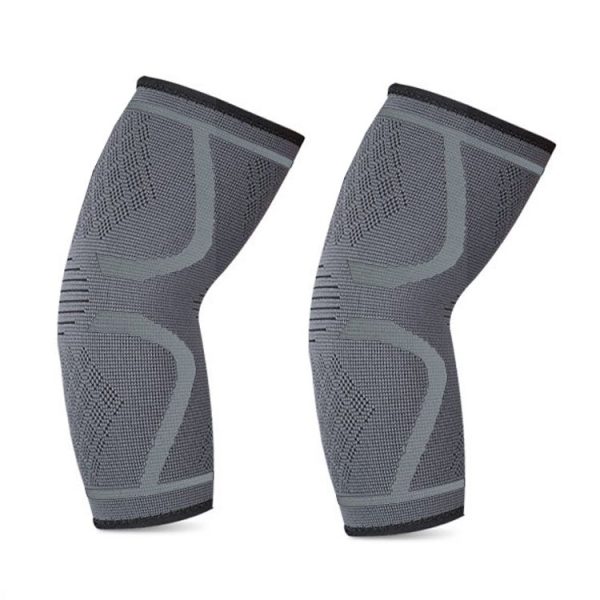 1pair Fitness Sports Protective Gear Breathable Sweating Sports Elbow Pads, Size: S (Smoke Gray)