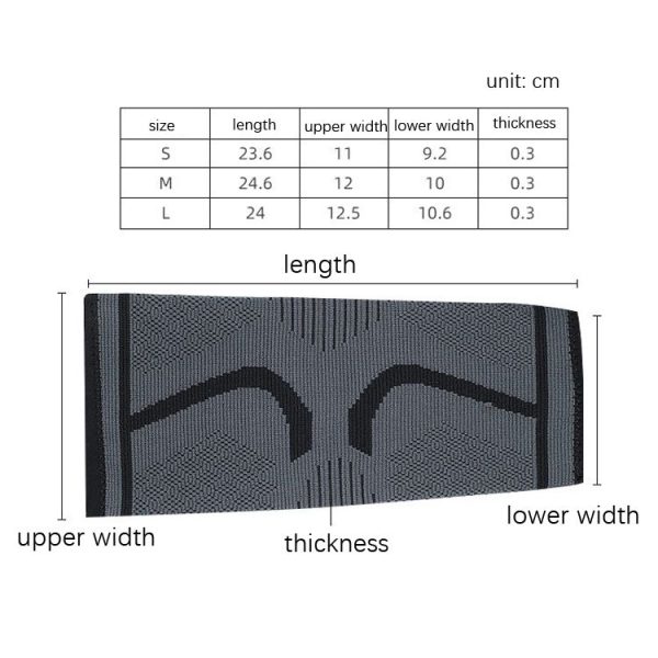 1pair Fitness Sports Protective Gear Breathable Sweating Sports Elbow Pads, Size: S (Smoke Gray) - Image 6
