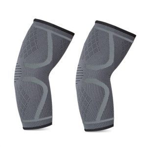 1pair Fitness Sports Protective Gear Breathable Sweating Sports Elbow Pads, Size: M (Smoke Gray)