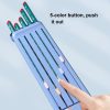 4 in 1 Pencil Eraser Ruler Stationery Box (Light Pink) - Image 6