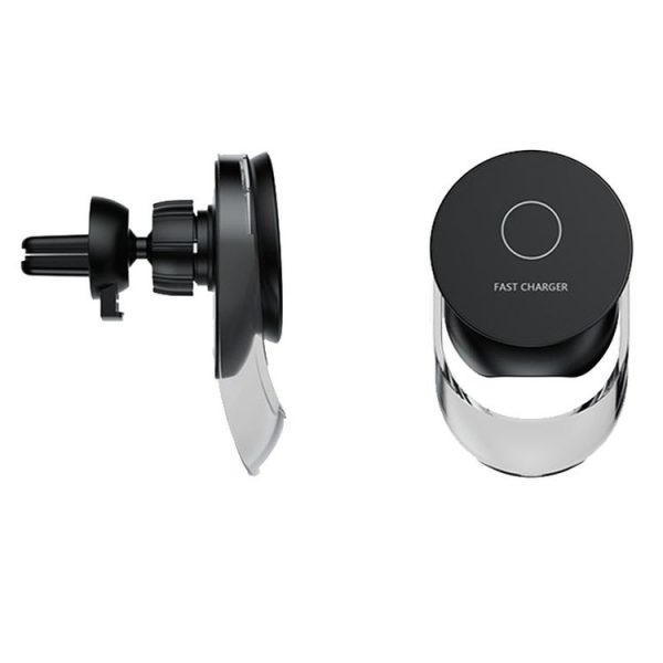 F9189 15W MagSafe Magnetic Car Lighting Wireless Charger (Black) - Image 3