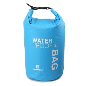 LUCKSTONE 2L Outdoor Scratch-resistant Wear-resistant Swimming Waterproof Bag (Blue)