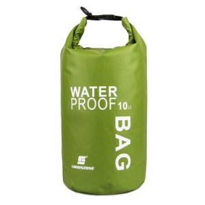 LUCKSTONE 10L Outdoor Rafting Swimming Waterproof Bag (Green)