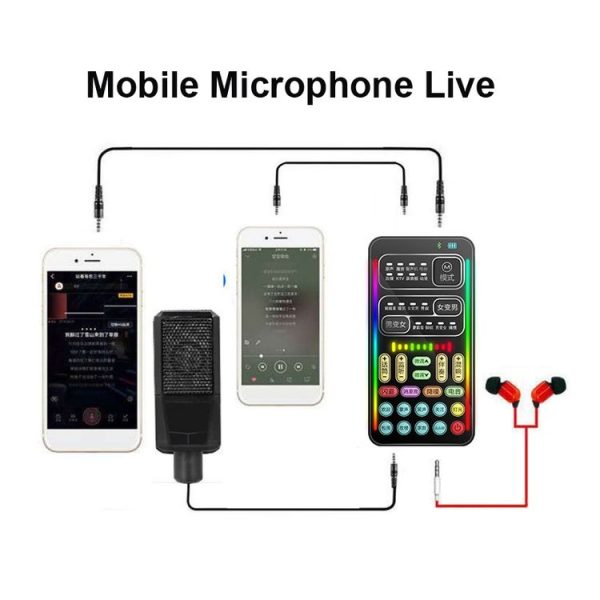I9 Voice Changer Game Live Broadcast Mobile Computer Sound Card - Image 4
