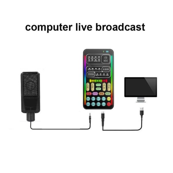 I9 Voice Changer Game Live Broadcast Mobile Computer Sound Card - Image 5