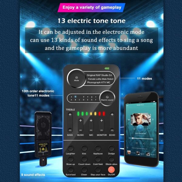 K9 Voice Changer Game Live Broadcast Mobile Computer Sound Card - Image 4