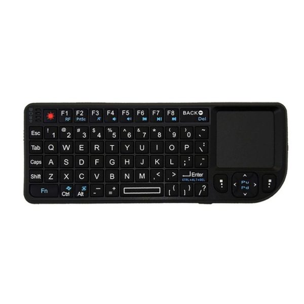 A8 Bluetooth Touch Backlit Mechanical Wireless Keyboard (White Light English Version)