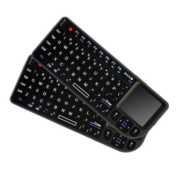 A8 Bluetooth Touch Backlit Mechanical Wireless Keyboard (White Light English Version) - Image 2