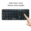 A8 Bluetooth Touch Backlit Mechanical Wireless Keyboard (White Light English Version) - Image 4