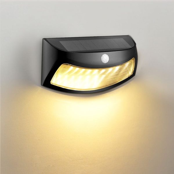 Human Body Induction Solar Light Garden Wall Light (Warm Light)