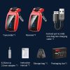 U12DX 6.35mm Jack Wireless Guitar Transmitter Receiver Rechargeable Adapter (Red) - Image 6