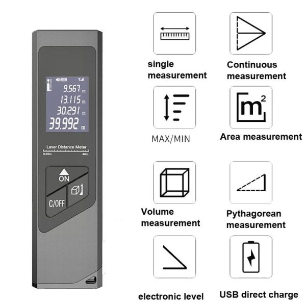 M3 Digital Display Laser Rangefinder Infrared Level - Image 4