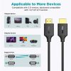 QGeeM QG-AV16 HD TV Blu-Ray Projection HDMI TV Cable Supports 4K, Length: 1.83 m - Image 2