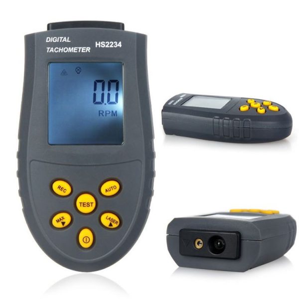 HS2234 Non-contact Laser Tachometer Digital Display Motor Tachometer - Image 2