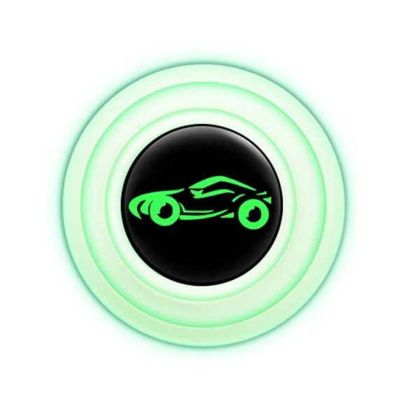 Car Door Anti-Collision Shock Pad, Color: Luminous With Sports Car Logo