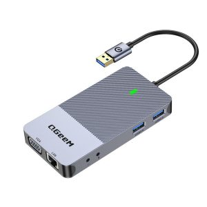 QGeeM 11 In 1 Multifunctional Type-C Extension HUB Adapter ( QG-D3908)