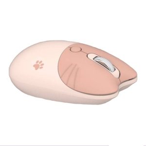 M3 3 Keys Cute Silent Laptop Wireless Mouse, Spec: Wireless Version (Milk Tea)