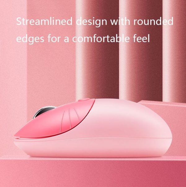M3 3 Keys Cute Silent Laptop Wireless Mouse, Spec: Bluetooth Wireless Version (Blue) - Image 4