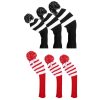3 PCS / Set Golf Wooden Club Knitted Cover (Black) - Image 5