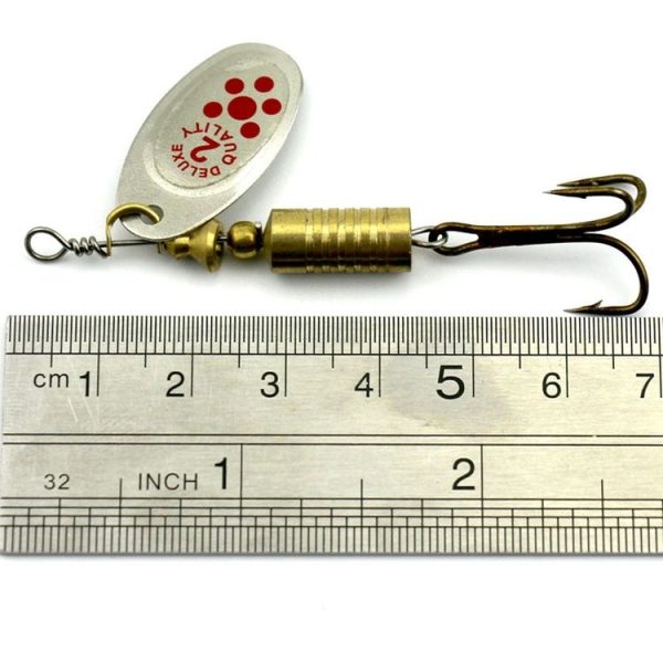 10 PCS HENGJIA SP054 6.7cm / 7g Fresh Water Sequins Road Bait (Silver) - Image 3