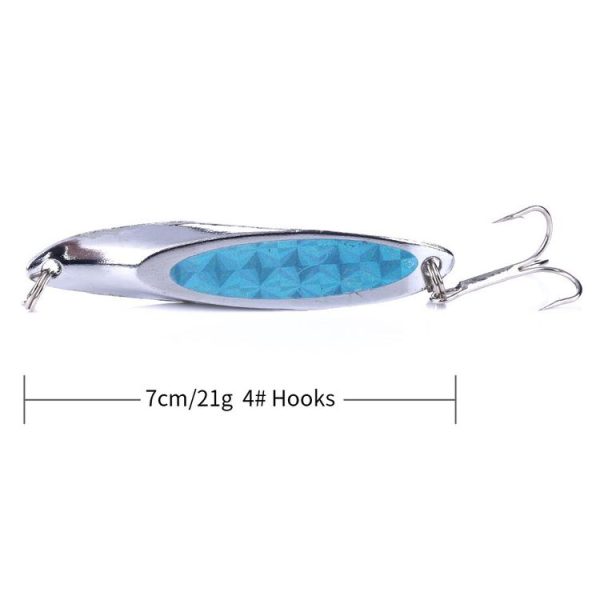 4 PCS HEGNJIA SP071 7cm 21g Seabass Sequin Lure (4) - Image 3