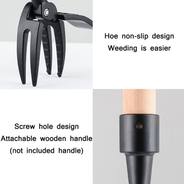 Manual Vertical Foot Weeding Tool With Barbs - Image 4