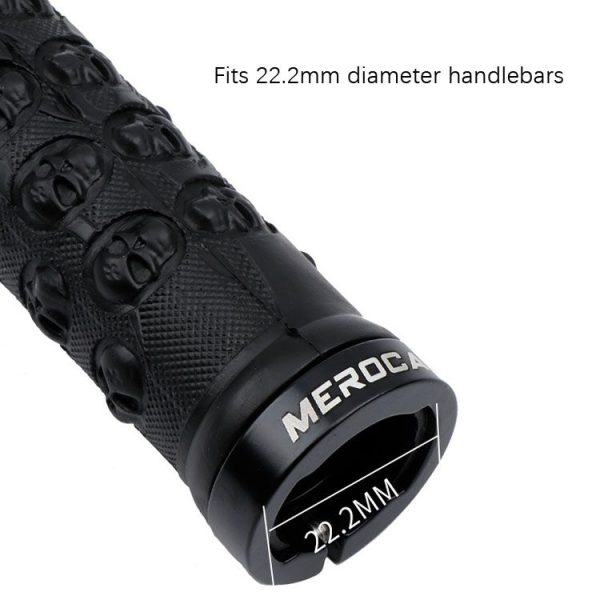 MEROCA Mountain Bike Anti-slip Shock Absorber Riding Grip Cover, Style: One Side Lock ME38 Black - Image 4