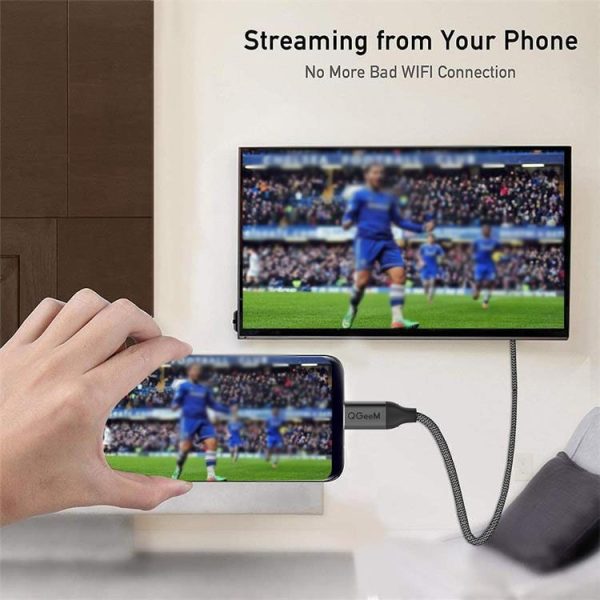 QGeeM QG-UA09 Type-C To HDMI Cable, Length: 3m - Image 6
