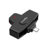 Rocketek CSCR3 Smart CAC Card Reader Type-c Bank Tax Declaration SIM Card / IC Card ID Card Reader (Black) - Image 2