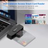 Rocketek CSCR3 Smart CAC Card Reader Type-c Bank Tax Declaration SIM Card / IC Card ID Card Reader (Black) - Image 5