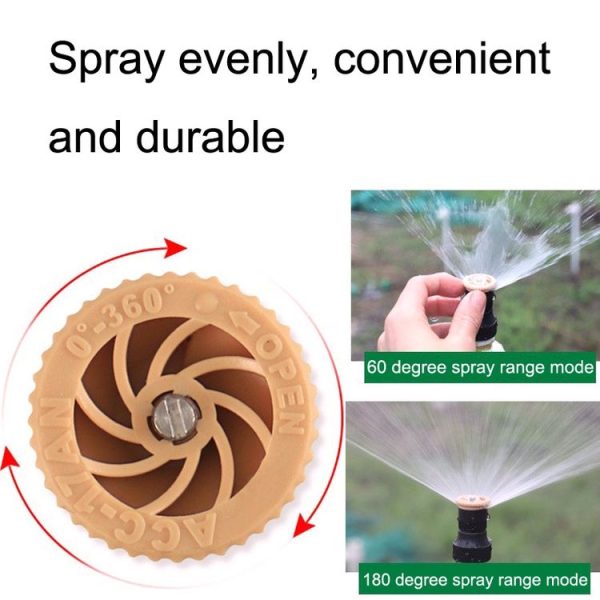 External Thread Sprinkle 4 Points Adjustable Scattering Sprinkler - Image 3