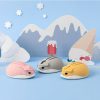 3 Keys 2.4G Wireless Hamster Shape Mouse (Yellow) - Image 2