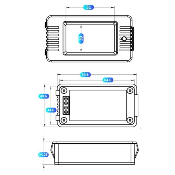 Peacefair English Version Multifunctional AC Digital Display Power Monitor, Specification: 10A - Image 3