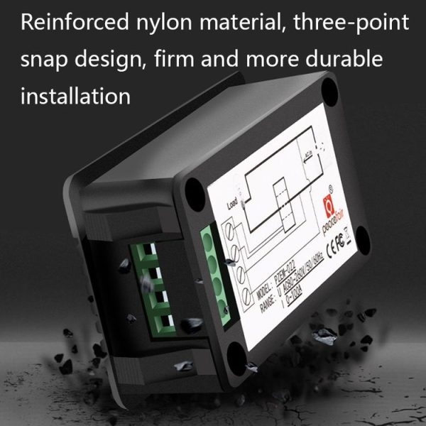 Peacefair English Version Multifunctional AC Digital Display Power Monitor, Specification: 10A - Image 4