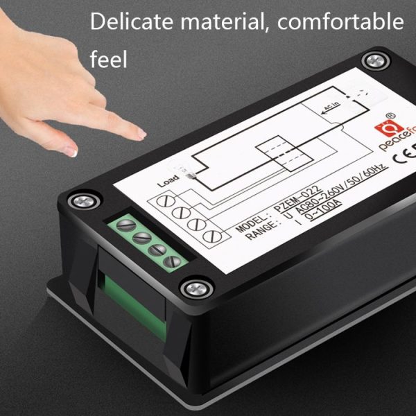 Peacefair English Version Multifunctional AC Digital Display Power Monitor, Specification: 10A - Image 5