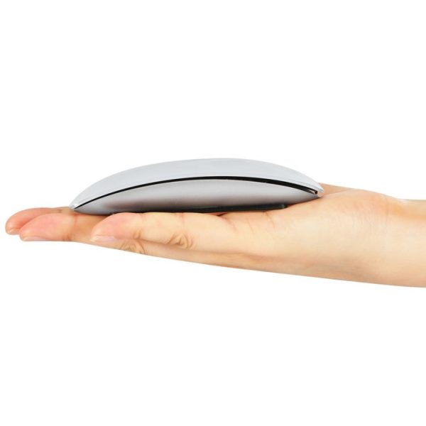 E9 1200 DPI Ultra Thin Touch Bluetooth Mouse, Style: Charging (White) - Image 4
