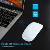 E9 1200 DPI Ultra Thin Touch Bluetooth Mouse, Style: Charging (White) - Image 7