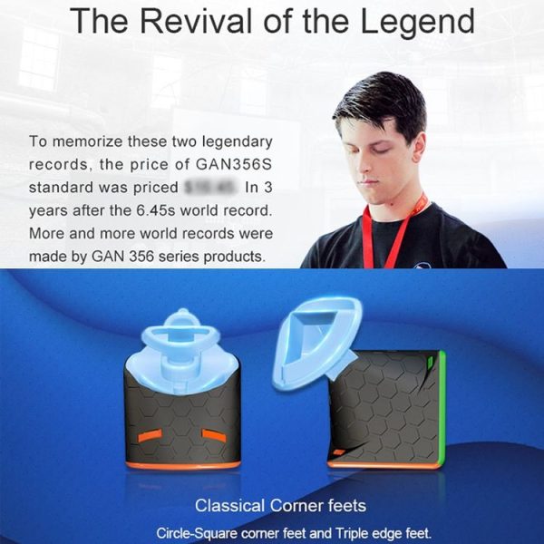 GAN356RS Competition Color Racing Third-order Magic Cube - Image 6