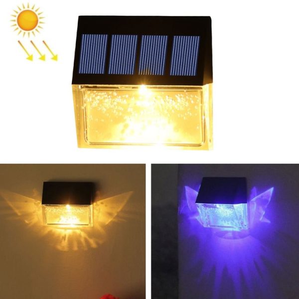 Solar Outdoor Garden Butterfly Light and Shadow LED Wall Light (SL-601 PE Bag)