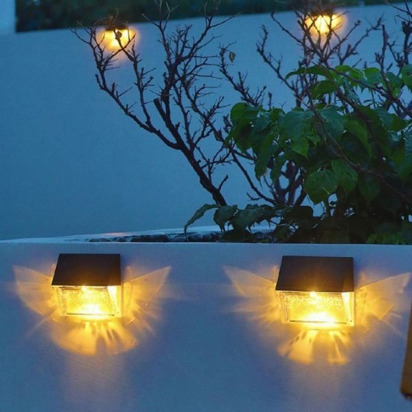 Solar Outdoor Garden Butterfly Light and Shadow LED Wall Light (SL-601 PE Bag) - Image 6