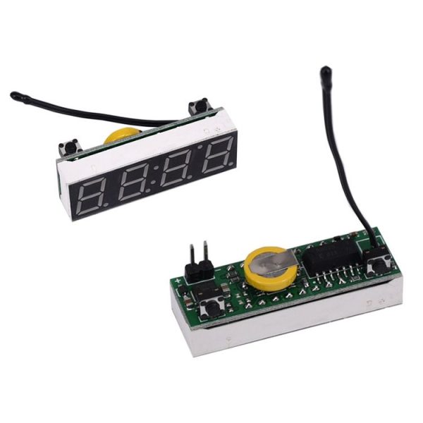 High-Precision RX8025T Digital Clock Module LED Digital Tube Electronic Clock (Red) - Image 2