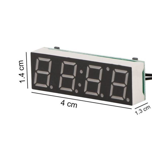 High-Precision RX8025T Digital Clock Module LED Digital Tube Electronic Clock (Red) - Image 3