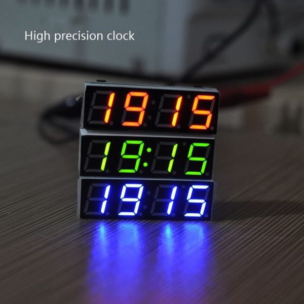 High-Precision RX8025T Digital Clock Module LED Digital Tube Electronic Clock (Red) - Image 6