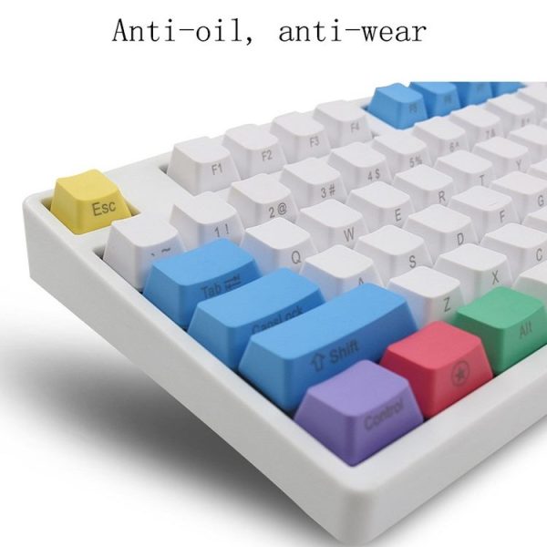 Mechanical Keyboard Laser PBT Keycap White No Words - Image 5