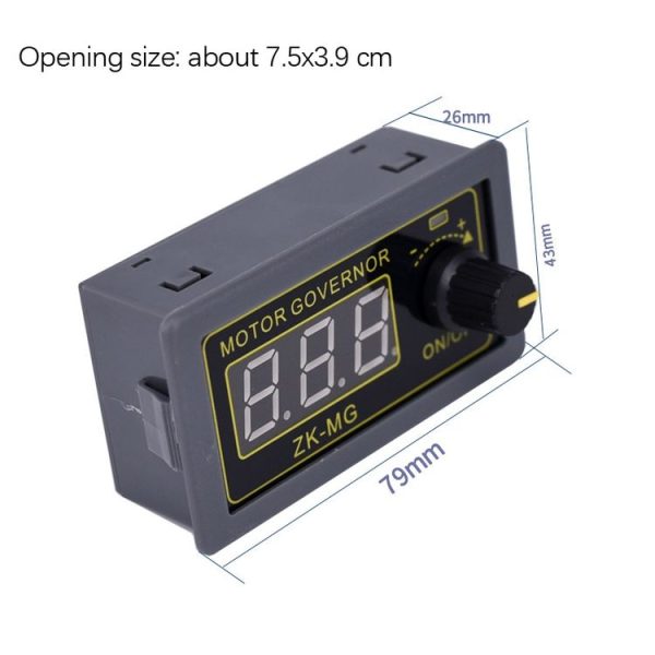 ZK-MG 5-30V High Power PWM DC Motor Governor Digital Display Encoder - Image 3