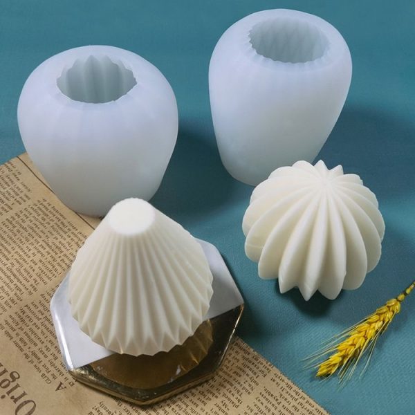 Scented Candle Silicone Mold DIY Handmade Soap Mold, Specification: Multi-star - Image 6