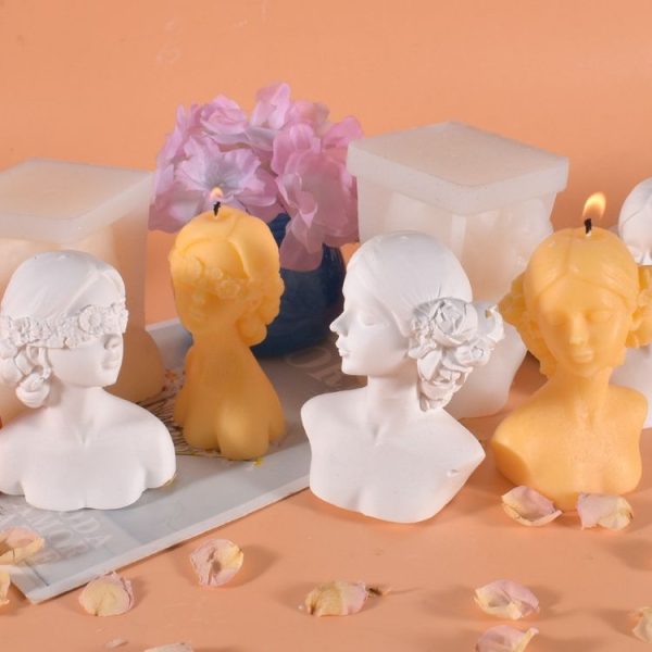 Aromatherapy Plaster Mold Rose Beauty Candle Silicone Mold, Style: Cover Eyes - Image 6